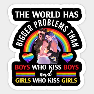 Funny Quote For Gay Lesbian LGBT Rainbow Sticker